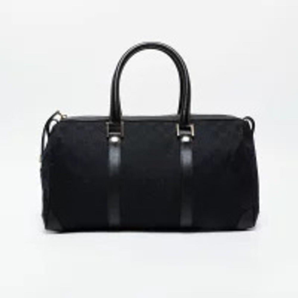 Gucci Canvas GG Bag Black Boston